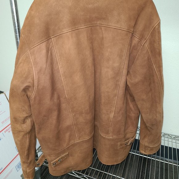 Used (Thrifted) Size XXL Men's Adventure Bound Dark Tan Heavy Jacket - Picture 2 of 4